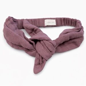 Jamie Kay Baby/Toddler Organic Cotton Muslin Headband ONE SIZE Rose taupe